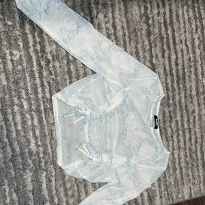 Super cute sheer top from a boutique